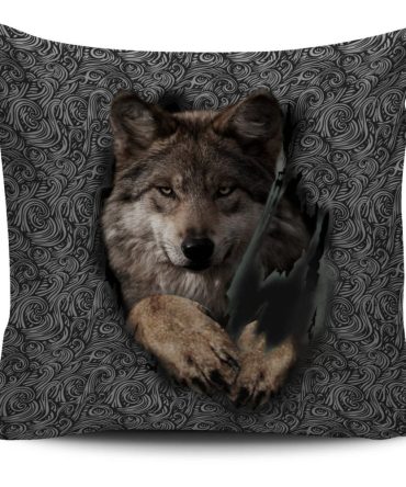 Escape Wolf Native American Pillow Covers