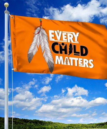 Every Child Matters Flag Orange Day First Nation Grommet Flag