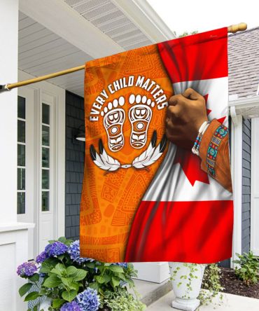 Every Child Matters Flag. Orange Day Flag In Canada
