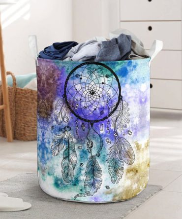 Full Color Dream Catcher Laundry Basket