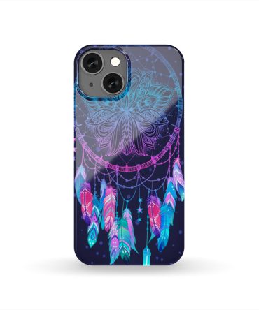 Full Color Feathers Dream Catcher Phone Case