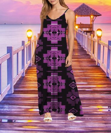 Tribe Design Native American Maxi Dress