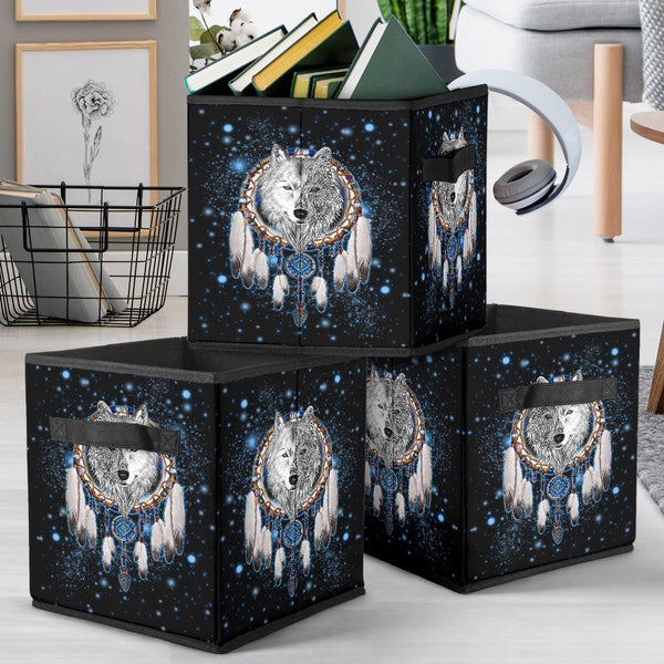 Galaxy Dreamcatcher Wolf 3D Storage Cube - Image 2