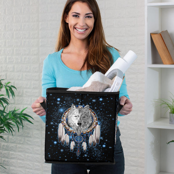 Galaxy Dreamcatcher Wolf 3D Storage Cube - Image 3