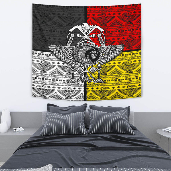 Chief Arrow Native American Tapestry - Image 4