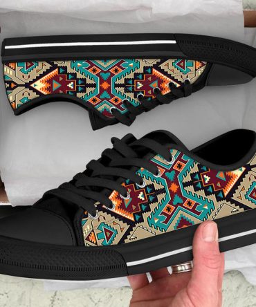 Culture Design Native American Low Top Canvas Shoe