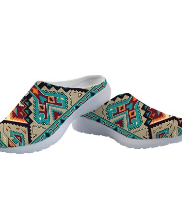 Native American Culture Design Mesh Slippers