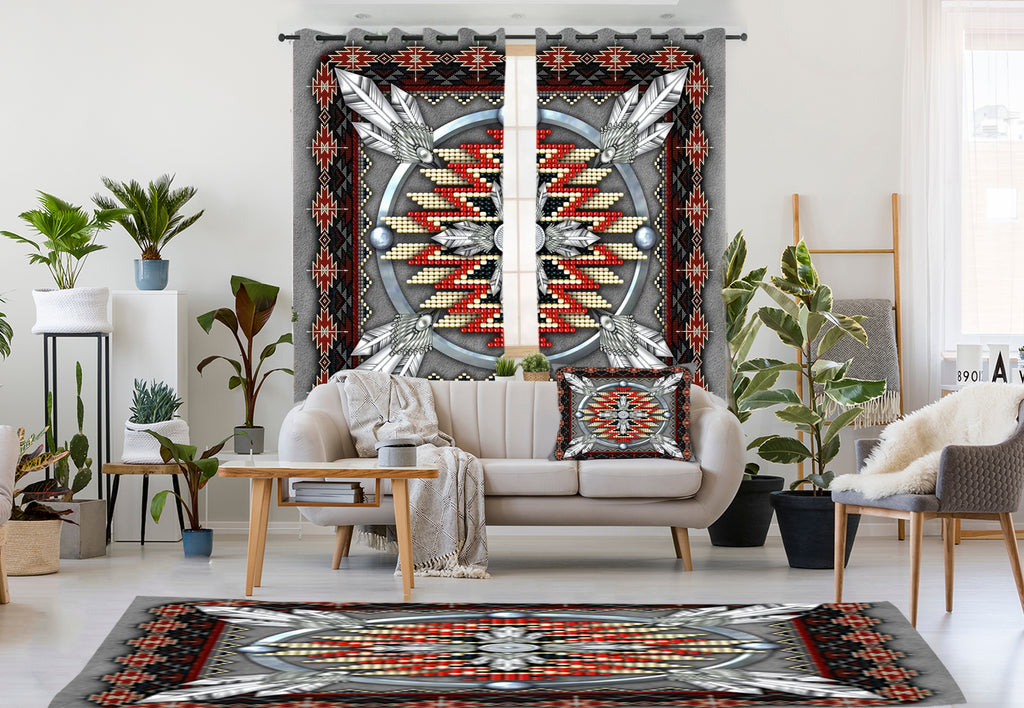 Naumaddic Arts Gray Combo Living Room