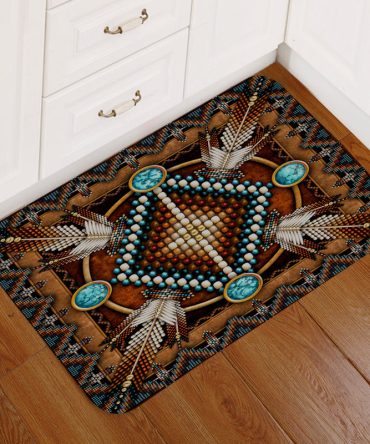 Mandala Brown Native American Doormat