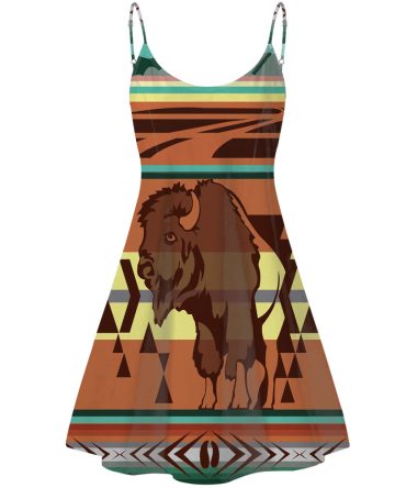 Bison Native American Strings Dress