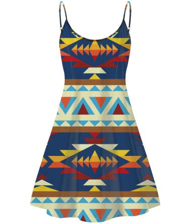 Indigenous Tribes Design Native American Strings Dress