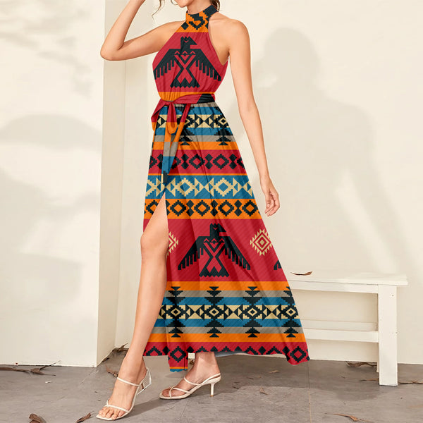 Red Thunderbird Dress Maxi Ligation - Image 2