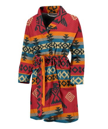 Thunderbirds Native American Bath Robe - Men