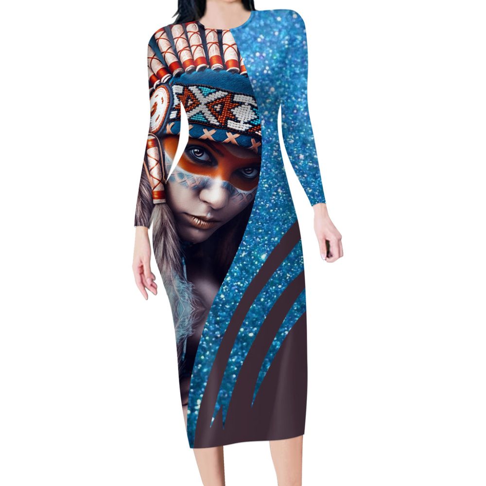 3D Native Girl Body Dress