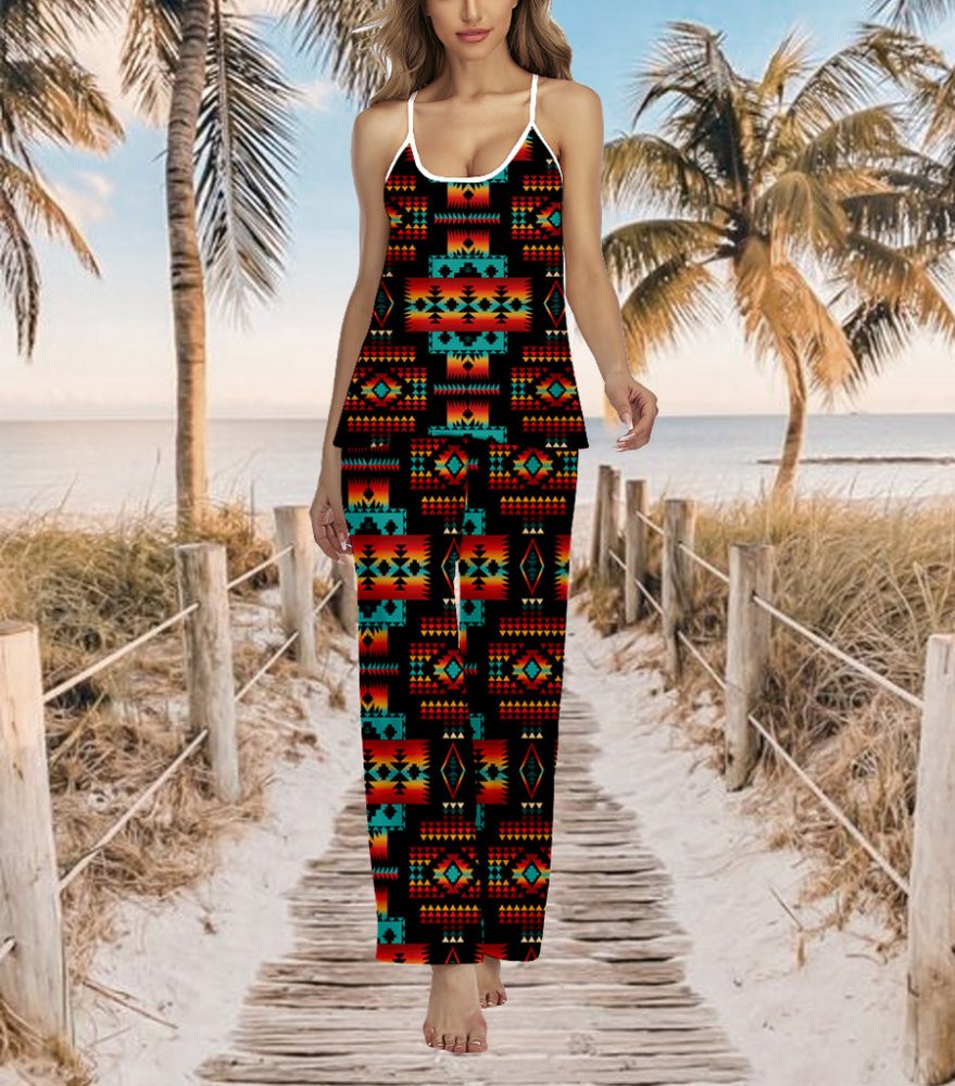 Pattern Native American 3D Cami Pajamas