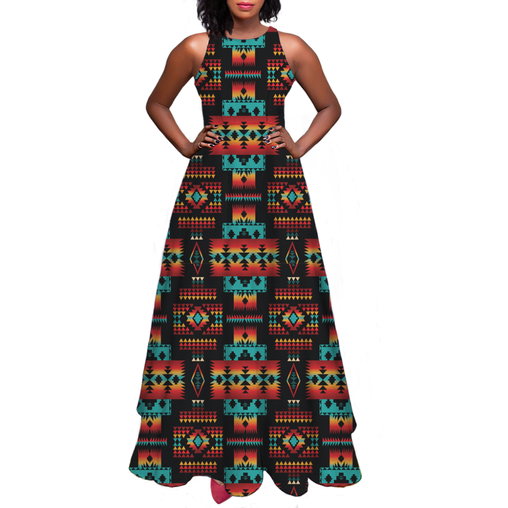Pattern Native Sleeveless A-line skirt