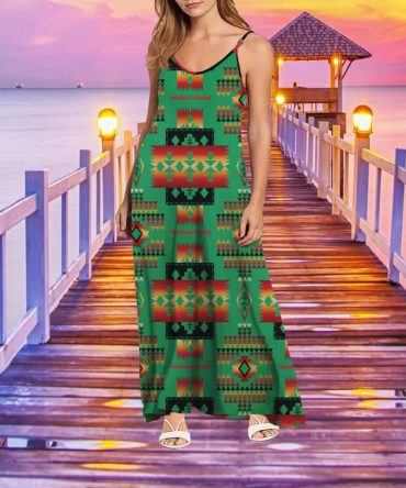 Tribe Design Native American Maxi Dress