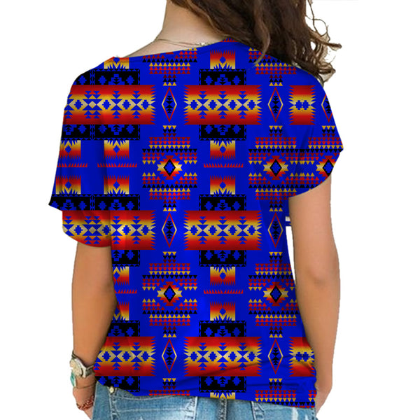 NAT00046-CROS06 Native American Cross Shoulder Shirt - Image 3
