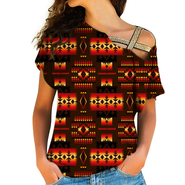 Native American Cross Shoulder Shirt - Image 2