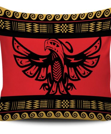 NAT00048-PILL01 Red Phoenix Native American Pillow Cover