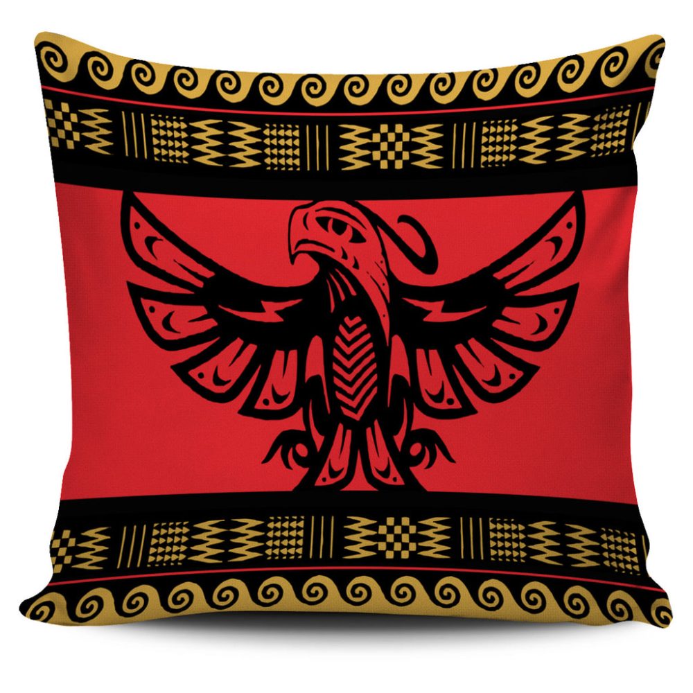 NAT00048-PILL01 Red Phoenix Native American Pillow Cover