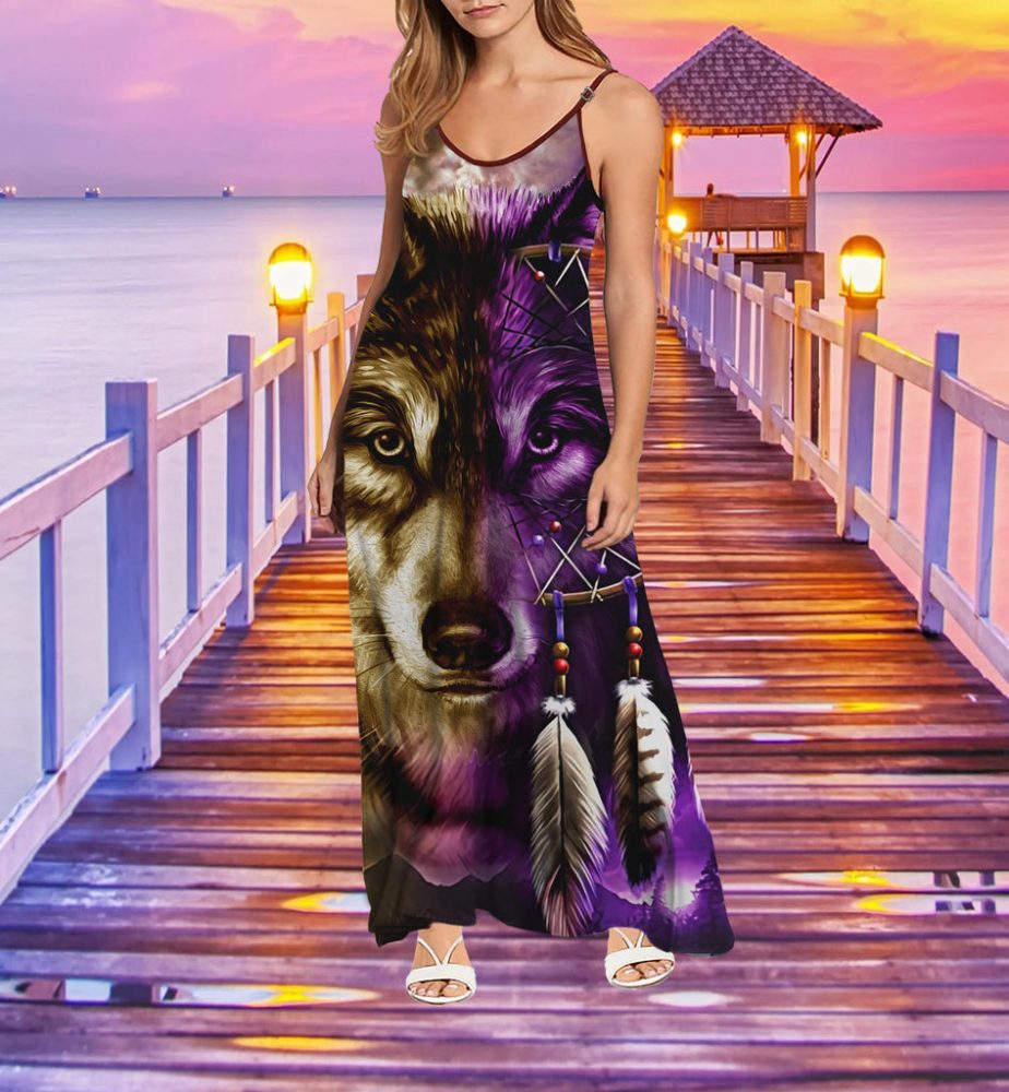 Tribe Design Native American Maxi Dress