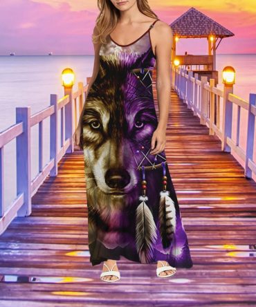 Tribe Design Native American Maxi Dress