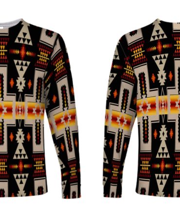 Black Design Native Long Sleeve