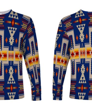 Navy Design Native Long Sleeve