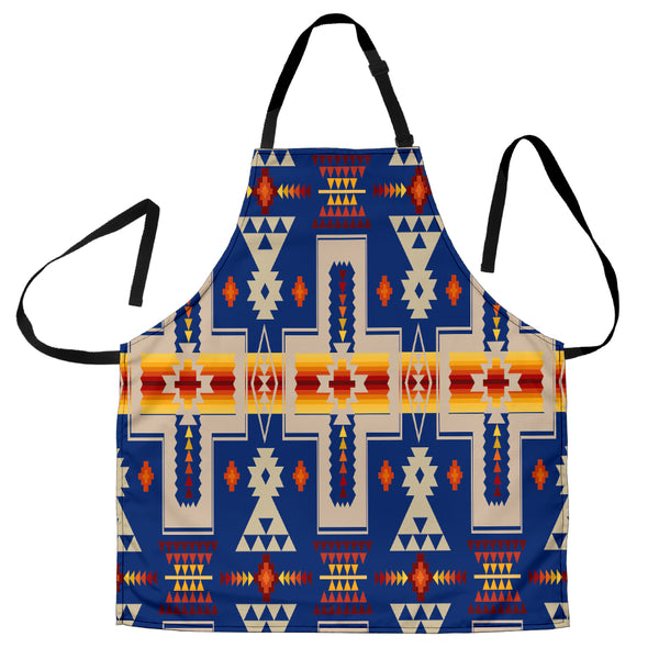 Navy Tribe Design Native American Apron - Image 2