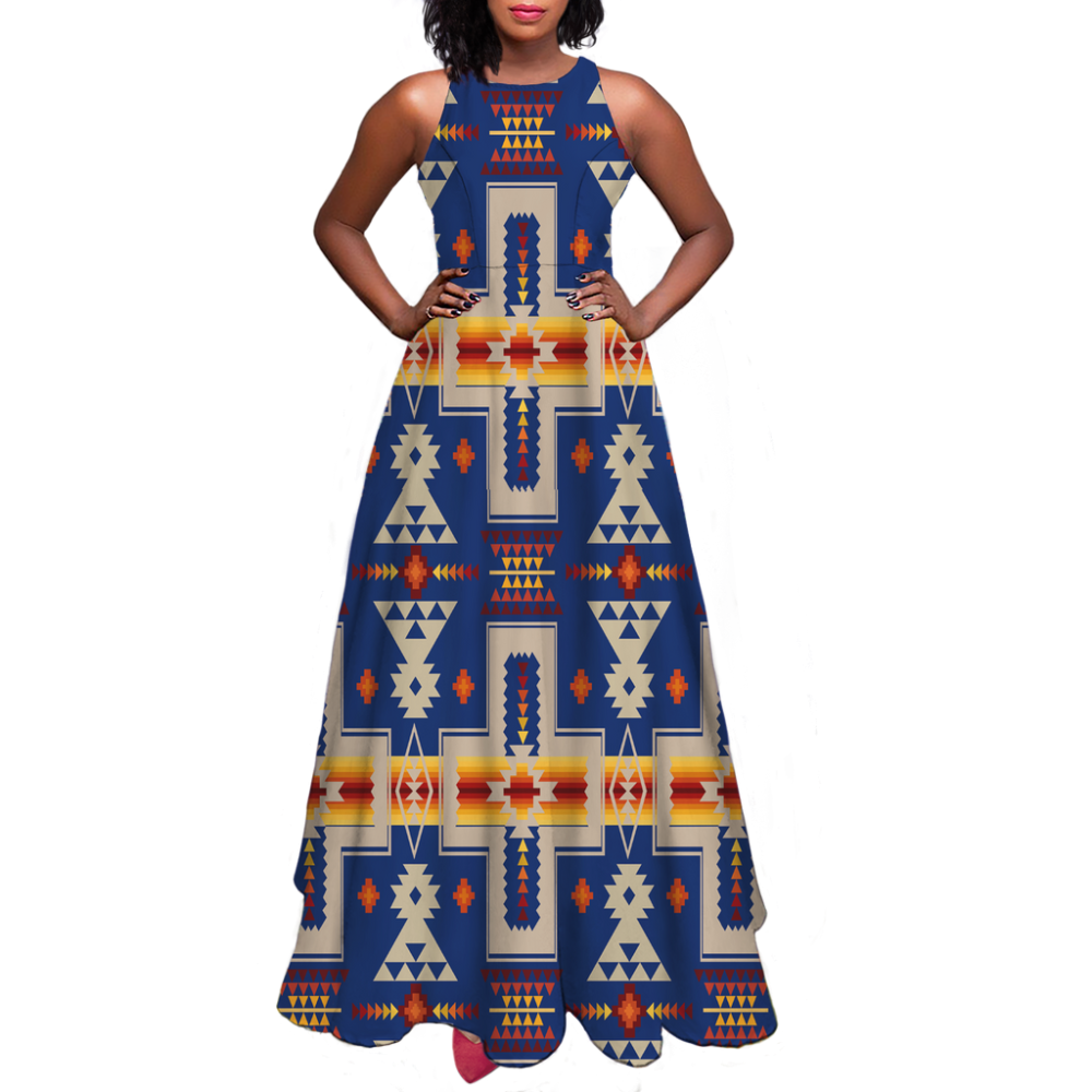 Pattern Native Sleeveless A-line skirt