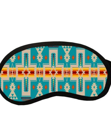 Turquoise Tribe Design Native American Sleep Mask