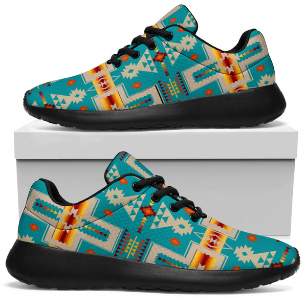 Turquoise Tribe Sport Sneakers - Image 3