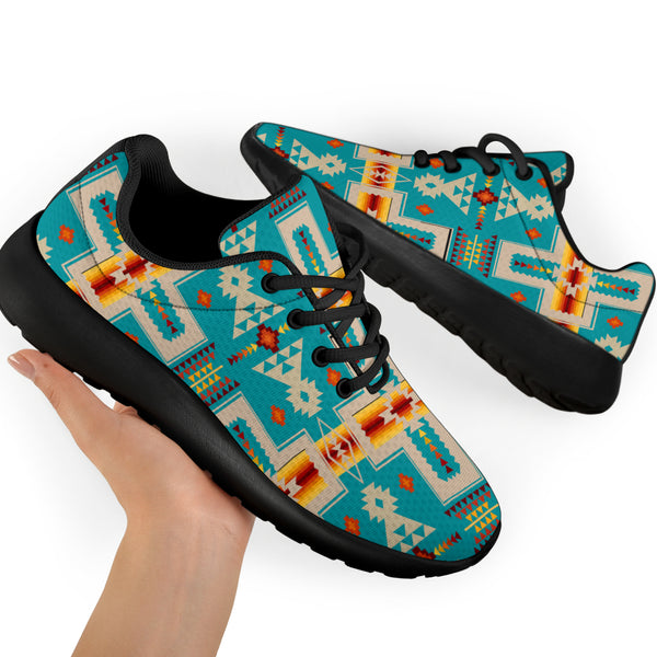 Turquoise Tribe Sport Sneakers - Image 4