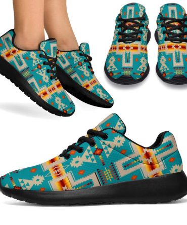 Turquoise Tribe Sport Sneakers
