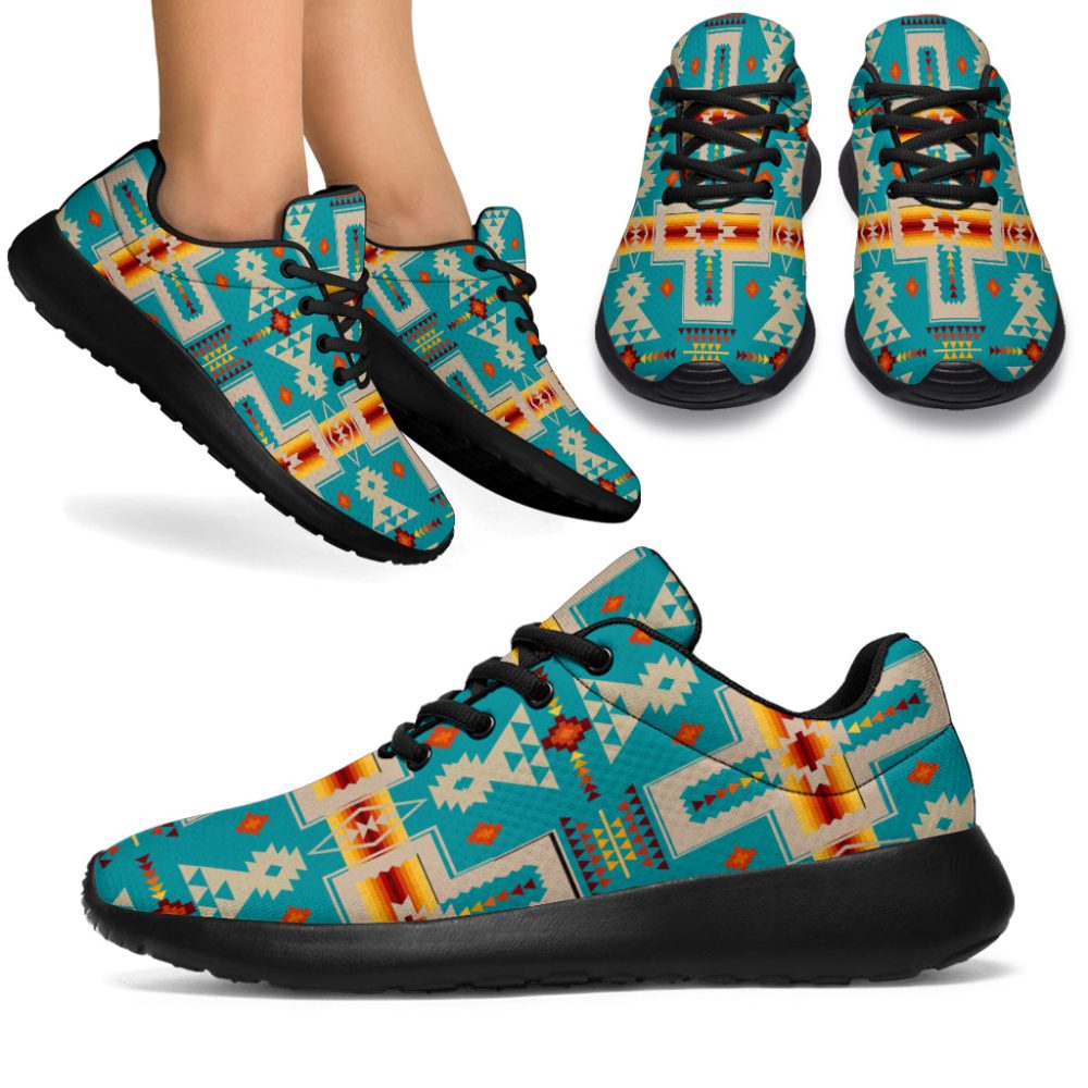 Turquoise Tribe Sport Sneakers