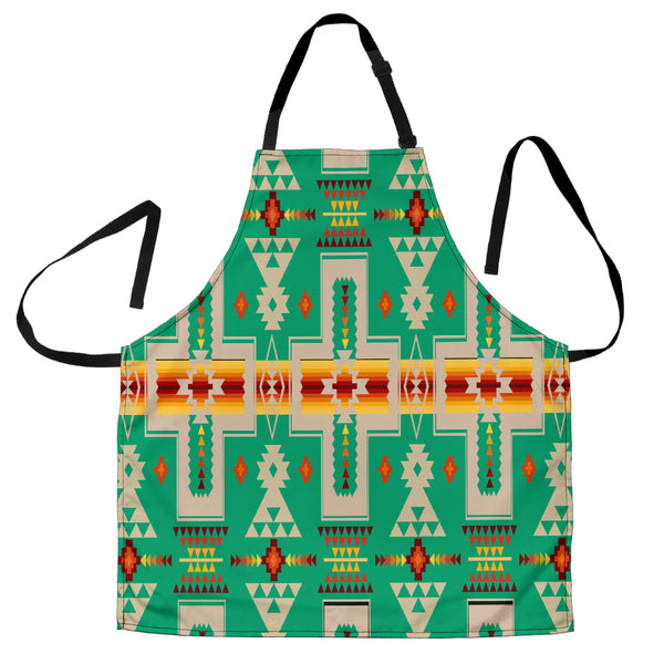 Green Tribe Design Native American Apron - Image 2