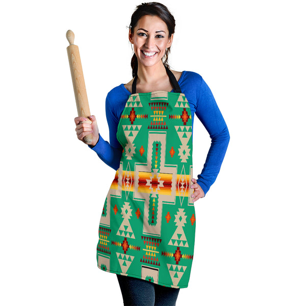 Green Tribe Design Native American Apron - Image 3