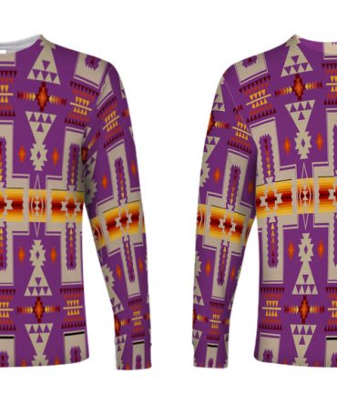 Light Purple Design Native Long Sleeve