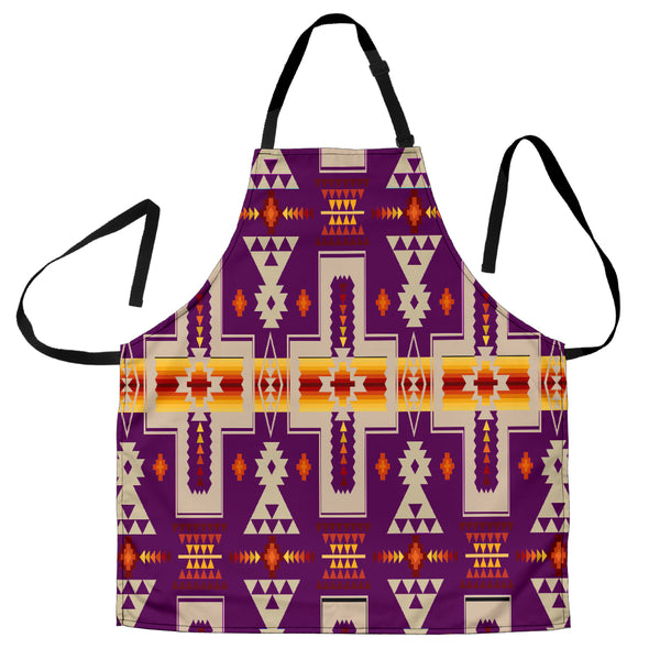 Purple Tribe Design Native American Apron - Image 2