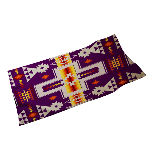 Purple Tribe Design Native American Face Towel - Image 4