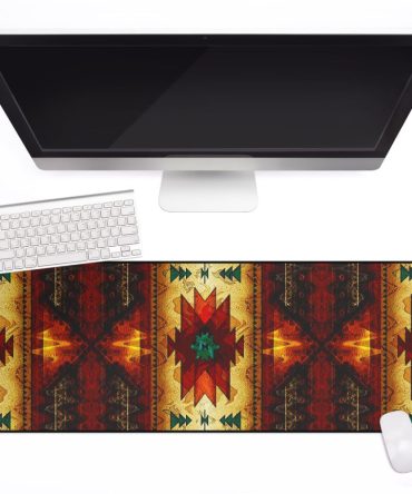 United Tribes Brown Design Native American Mouse Mat