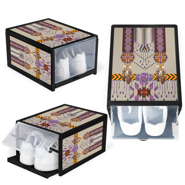 Purple Pattern Breastplate Shoe Organizer - Image 4
