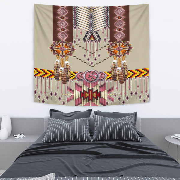 Pink Pattern Breastplate Tapestry - Image 4