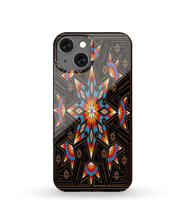 Black Geometric Native American Phone Case