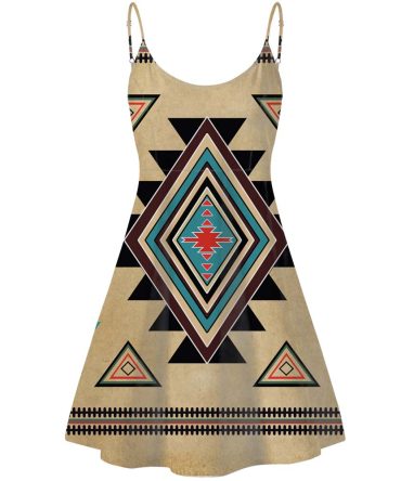 Southwest Symbol Native American Strings Dress