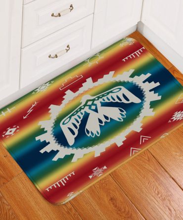Thunderbird Rainbow Native American Doormat