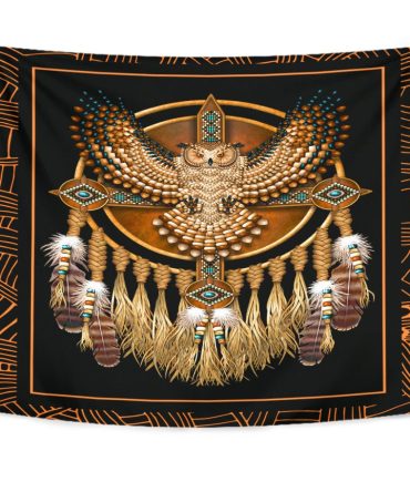 Golden Owl Dreamcatcher Native American