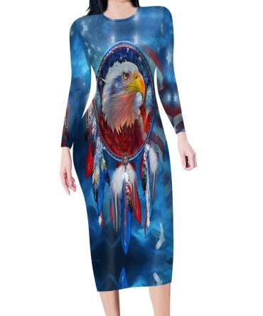 Native American DreamCatcher Eagle Body Dress