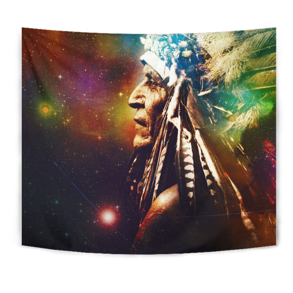 Galaxy Chief Painting All Over Hoodie Tapestry